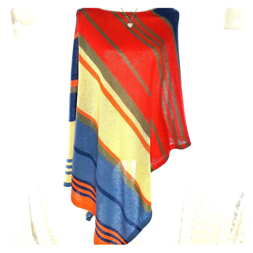 Chaps Shawl/Poncho Sz L/XL